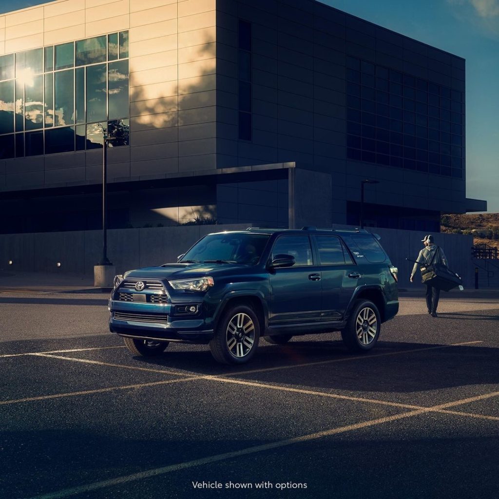 Show up and show out with the 2022 #4Runner #TRD Sport. #LetsGoPlaces...