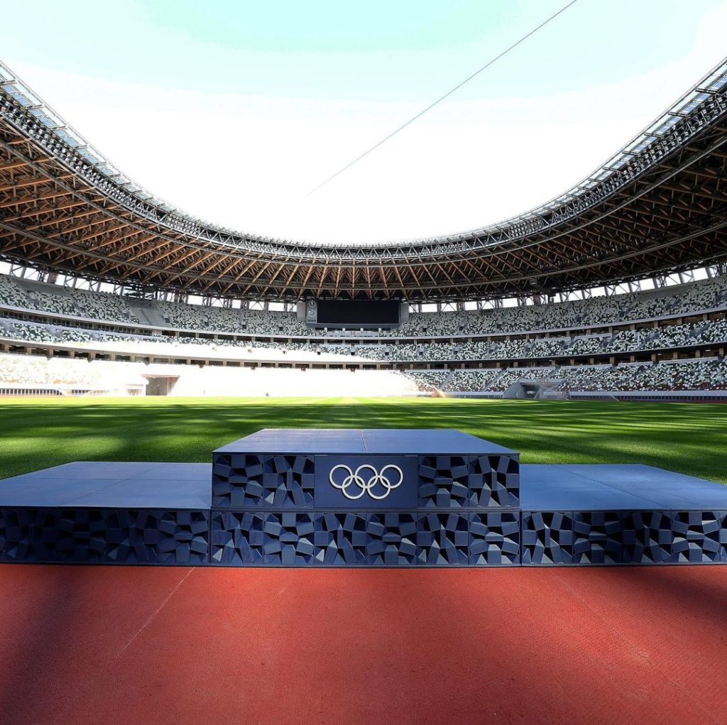 Tokyo 2020 Olympics: Take a close up look at the podium for the Tokyo 2020 Victory Ceremony
For the… Take a close up look at the podium for the Tokyo 2020 Victory Ceremony
For the...