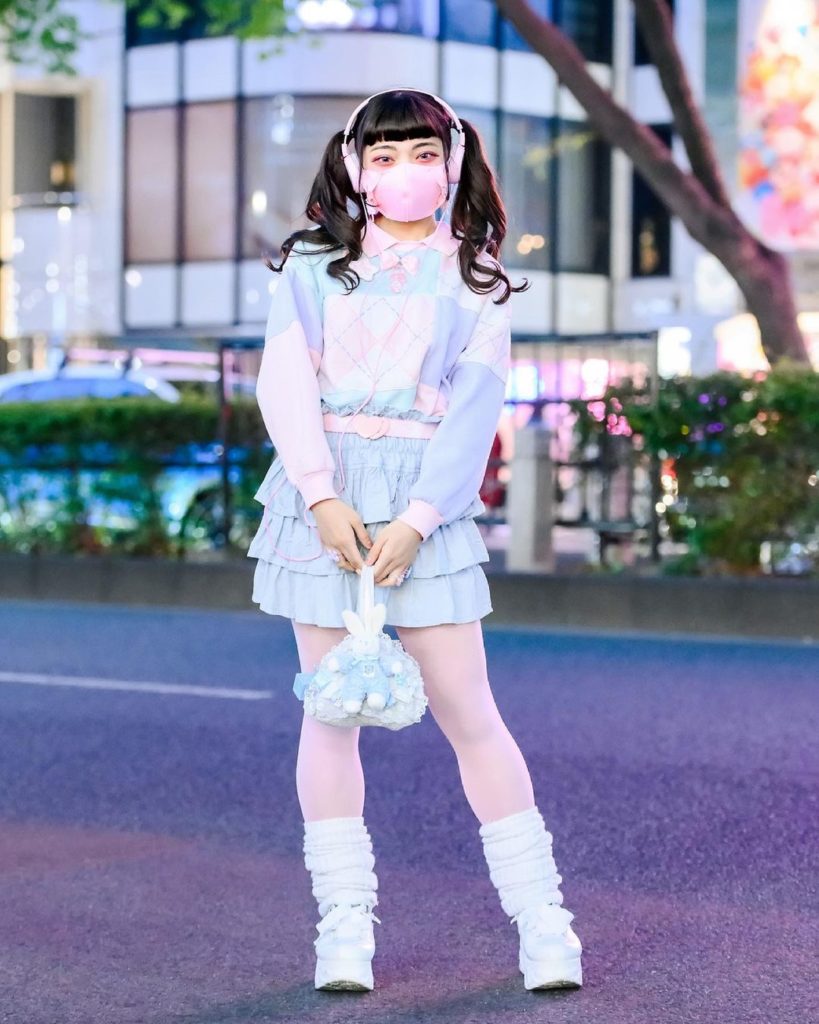 16-year-old Japanese student and longtime Harajuku regular Sara (@07sarasara16) ...