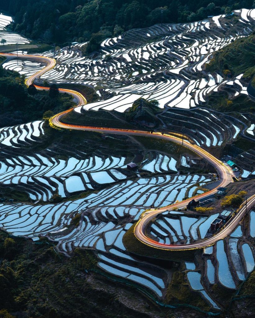 Rice, rice baby! We love these shots of Mie Prefecture's Maruyama terraced rice ...