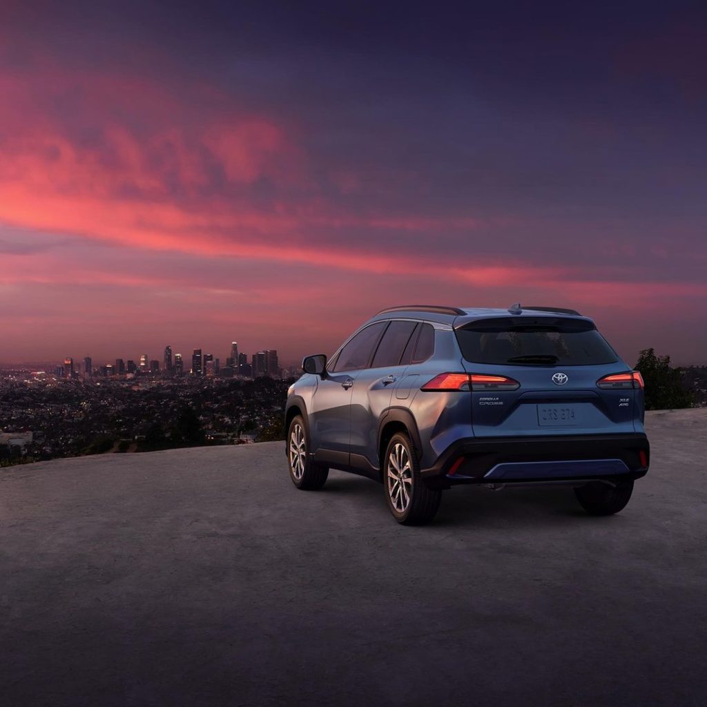 Don't just walk the line – cross it! Introducing the all-new 2022 #CorollaCross....