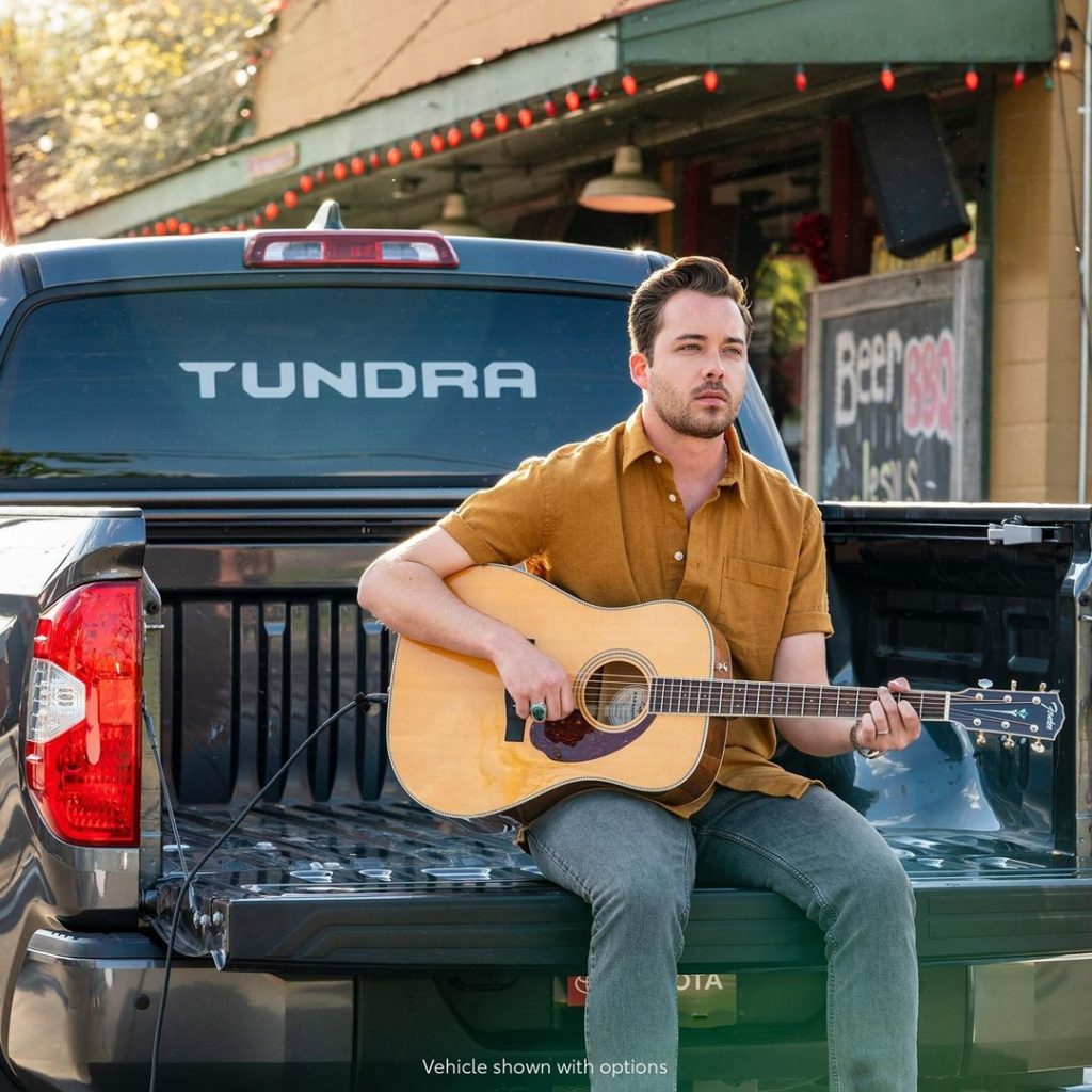 A calm evening, good tunes and a great truck. The perfect combination. #Tundra #...