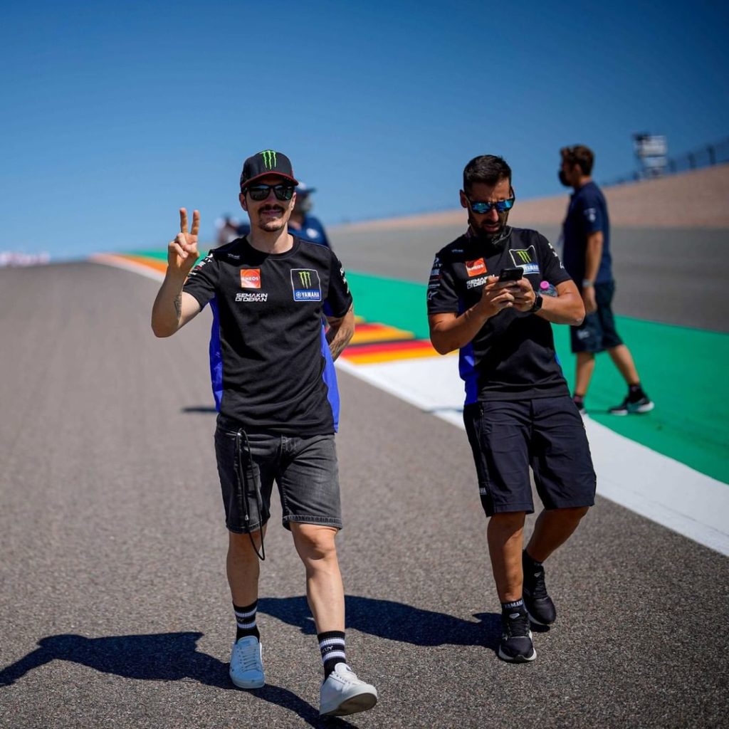 Track walk  

#MonsterYamaha | #MotoGP | #GermanGP | @maverick12official...