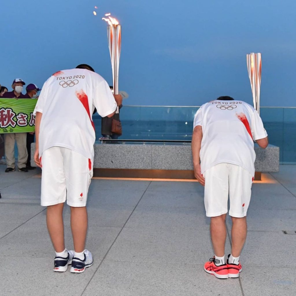 The Flame of Recovery in Iwate  The #OlympicTorchRelay made its way through thi...