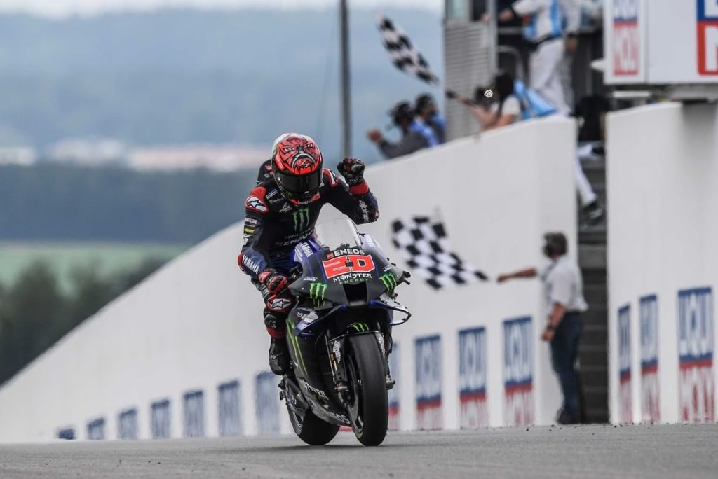 @fabioquartararo20, #GermanGP Race Result - P3:

"I feel that this podium is re...