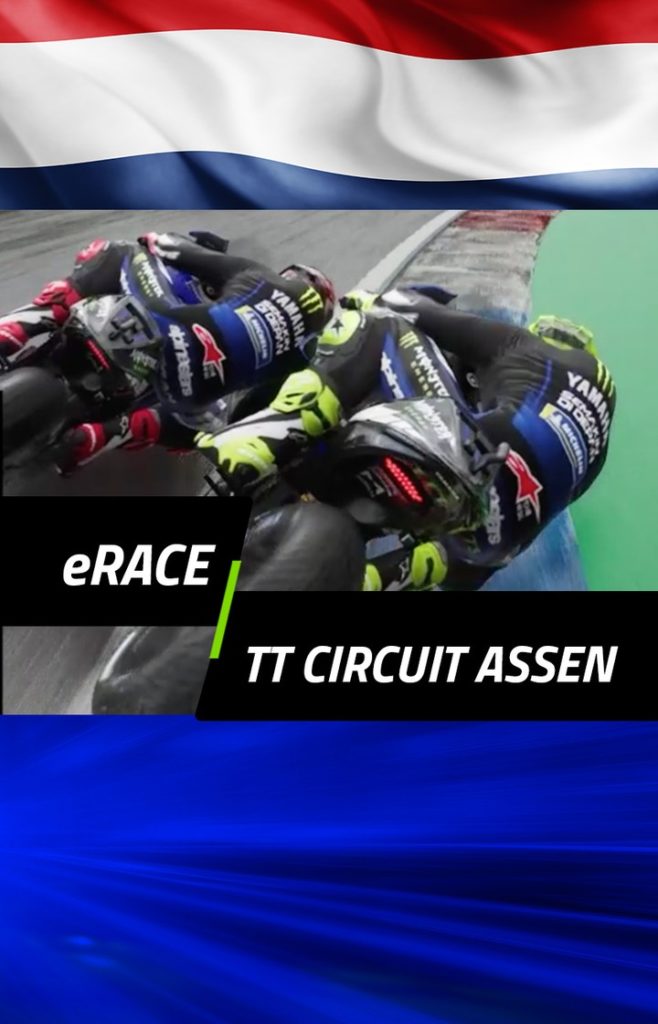 A @motogpesport race at the @ttcircuitassen, but make it wet  because rain is al...