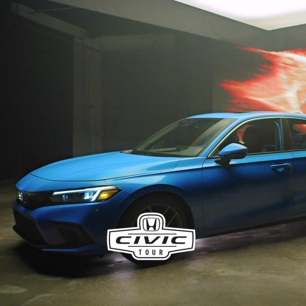 ICYMI  The Honda #CivicHatchback on the #HondaCivicTour stage last night....