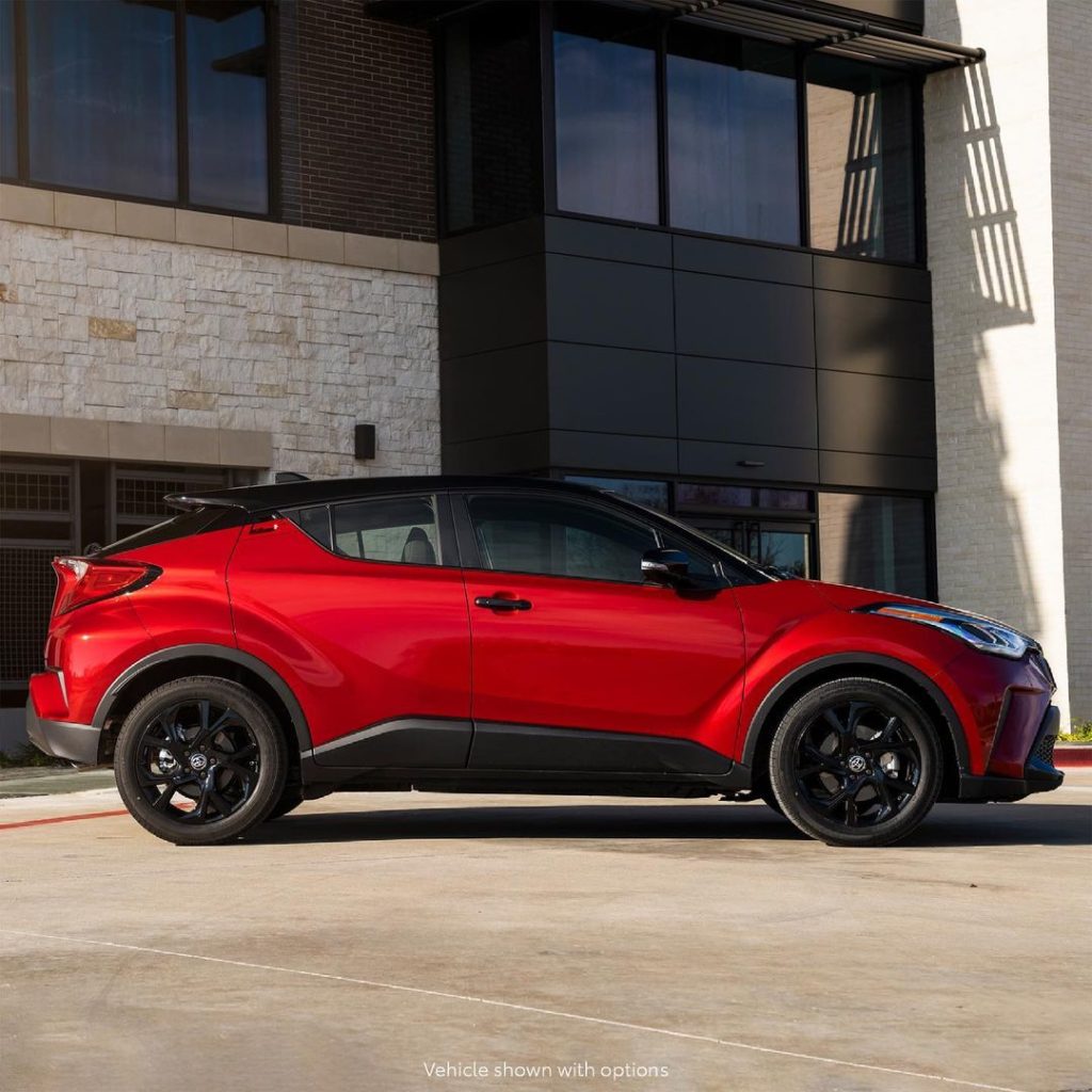 Getting our daily dose of Vitamin C-HR!  #ToyotaCHR Nightshade #LetsGoPlaces...