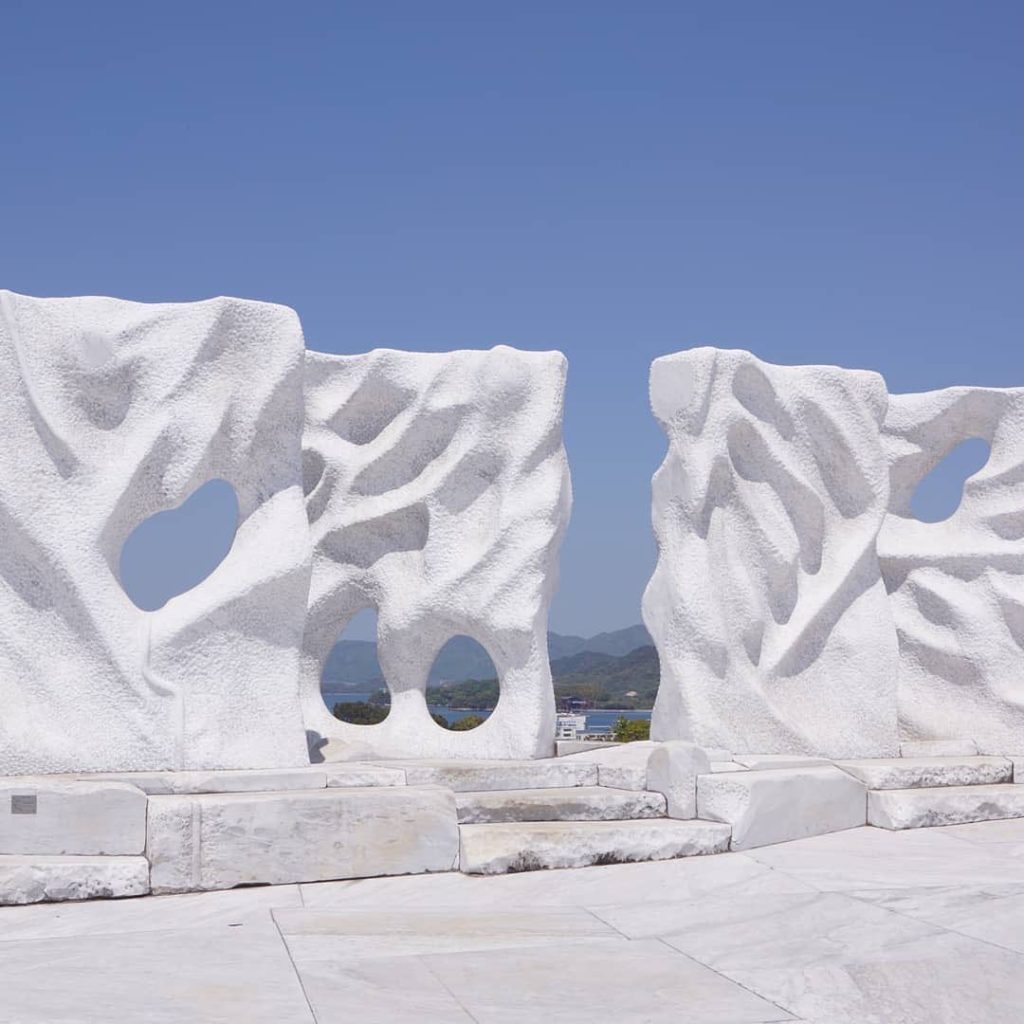 Have you ever seen a marble garden? The Hill of Hope at Kosanji Temple on Ikuchi...