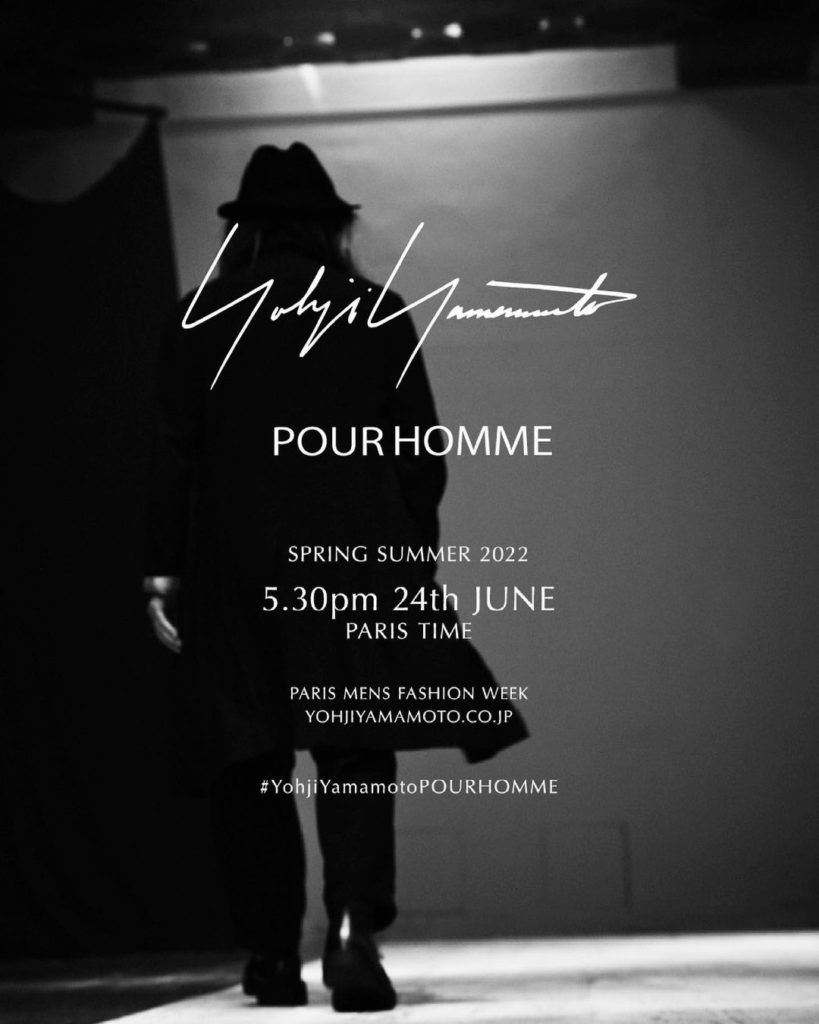 Today - Watch the collection -⁠⁠
5.30pm Paris Time⁠⁠
Link in bio⁠⁠
⁠⠀⁠⁠
#YohjiYa...