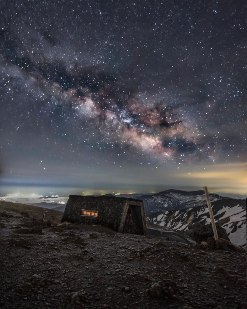 Starry nights above Mt Zao. Nestled between Yamagata and Miyagi Prefectures, Mt ...