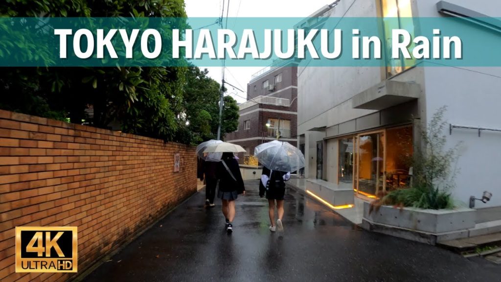 Tokyo Harajuku in rain. Teen's fashion paradise | Walk Japan 2021［4K］