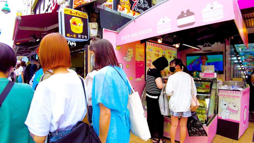 [New Okubo Walk in Tokyo] Eat sweets ♪ (4K ASMR non-stop 1 hour 01 minutes)