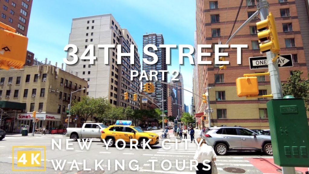 [4K] NYC Walking Tours | 34 Street Pt. 2 (Midtown East, Empire State Building)