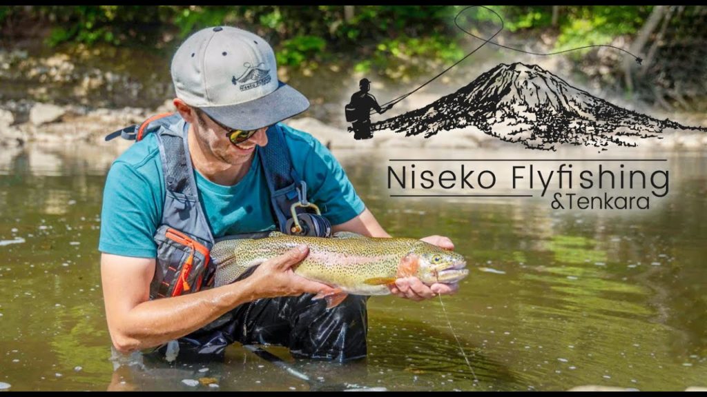 Fishing on the Shiribetsugawa in Niseko, Hokkaido, Japan. Fishing on the Shiribetsugawa in Niseko, Hokkaido, Japan.