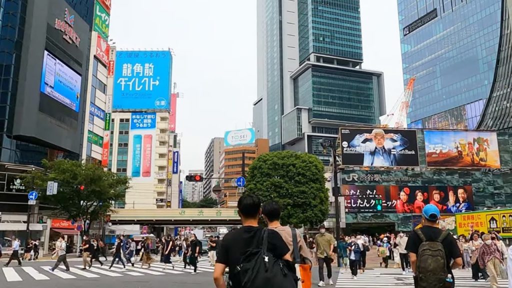 141 若者の街 渋谷109-スクランブル交差点-渋谷ストリーム 東京散歩