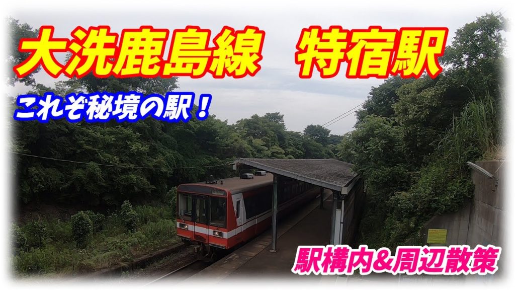 【これぞ秘境駅！】大洗鹿島線、徳宿駅構内&周辺を散策！(Japan Walking around Tokushuku Station)