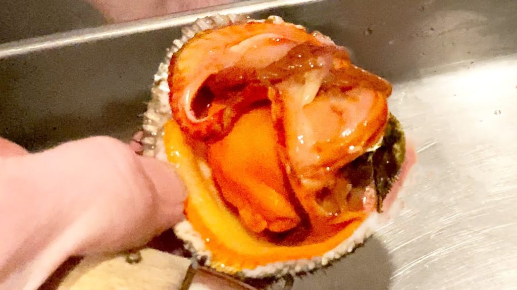 Japanese Street Food - RED CLAM Sashimi Seafood