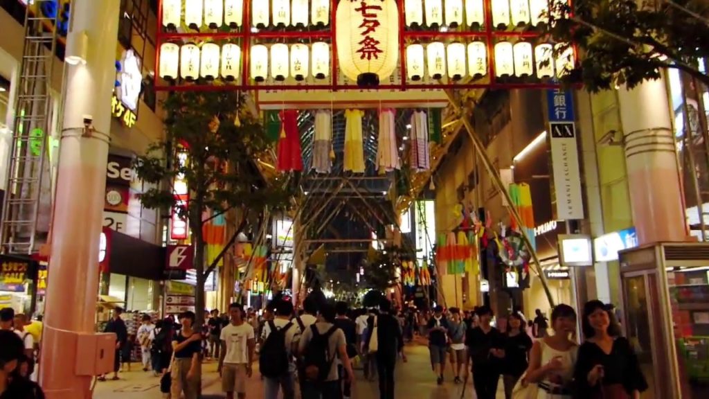 Sendai festival with fireworks - Tanabata 2018 - August 5th