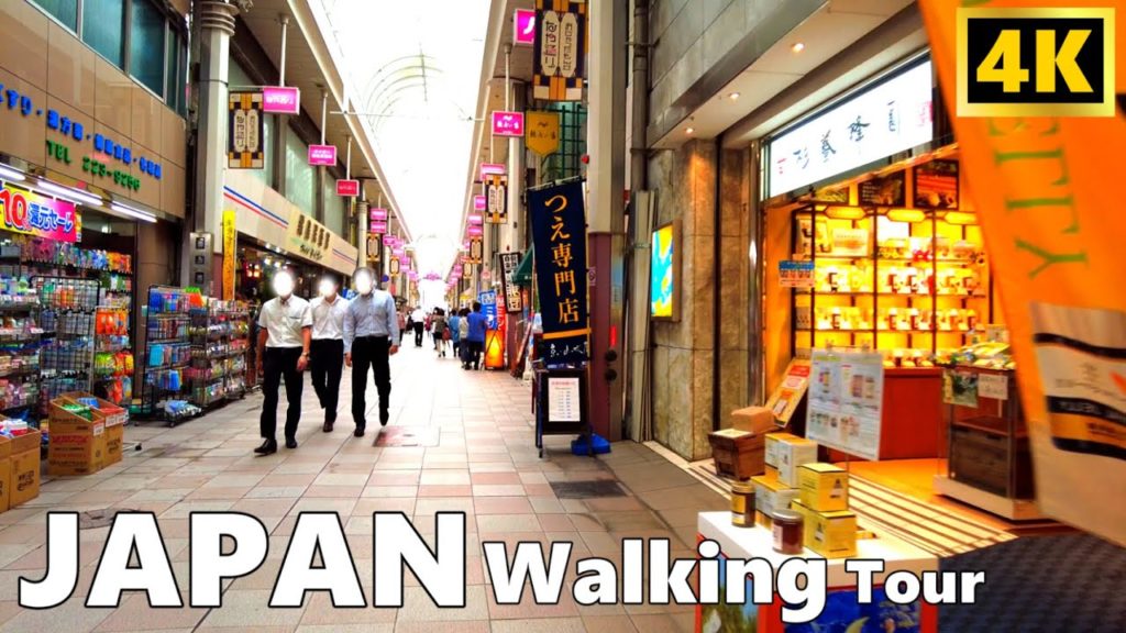 [ Japan Walk ]  Japanese Shopping Street Walking Tour in Kagoshima｜Slow TV｜ June 28, 2021｜ASMR