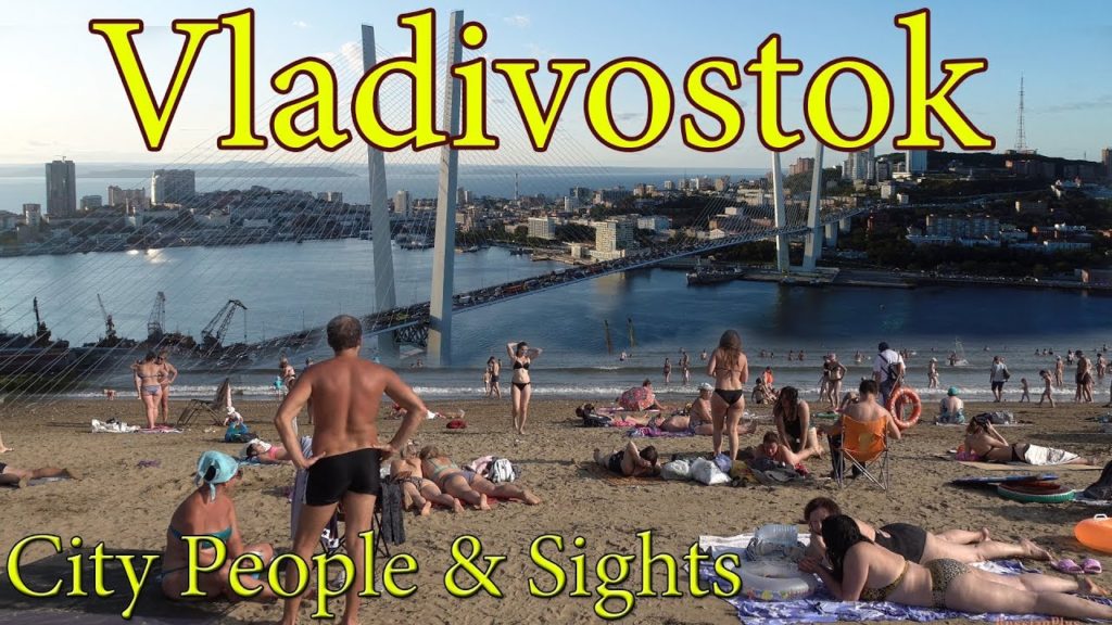 Vladivostok 4K. City, People and Sights. Far East of Russia