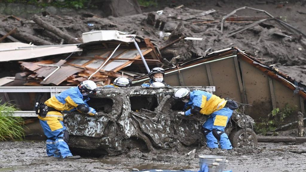 Mudslide in Atami Japan - 3 Dead & 113 Missing