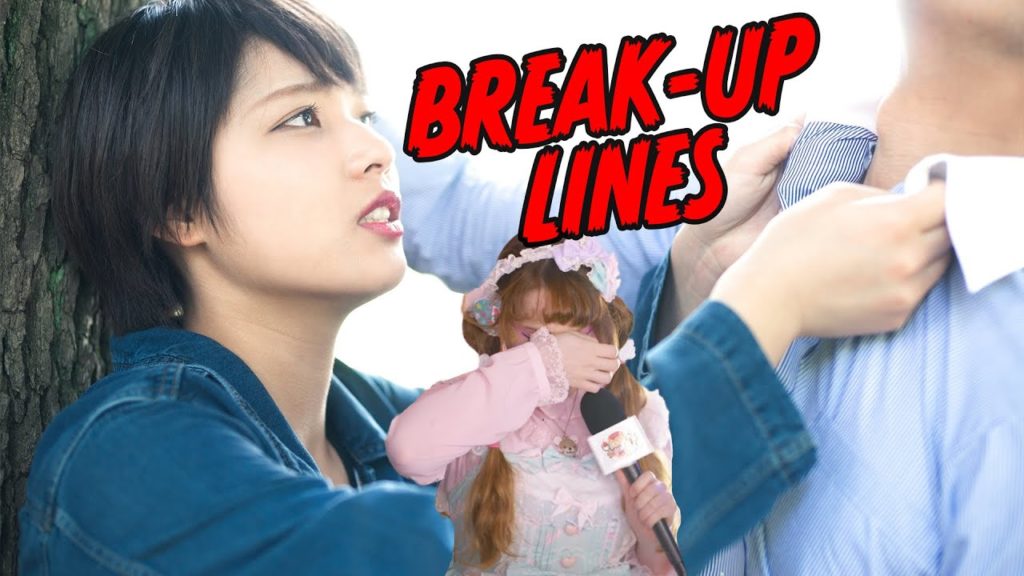 Must know Japanese GIRL'S break-up lines