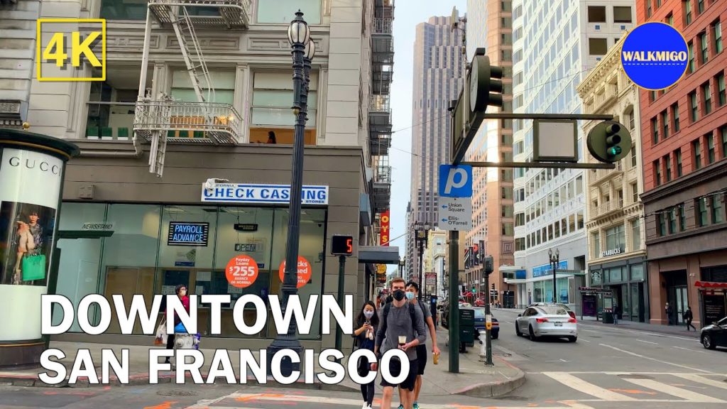 Downtown San Francisco - Walking Tour | The City by the Bay | California | 4K