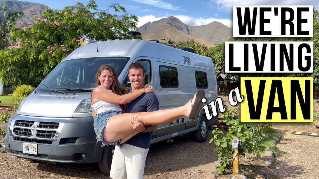 OUR FIRST NIGHT in a CAMPER VAN in Maui // How to RV Hawaii