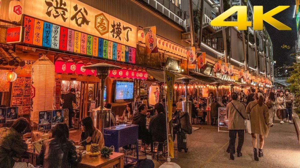 🌃 [4K HDR] Night Walk In Miyashita Park | Coolest Place in Shibuya? 🤩