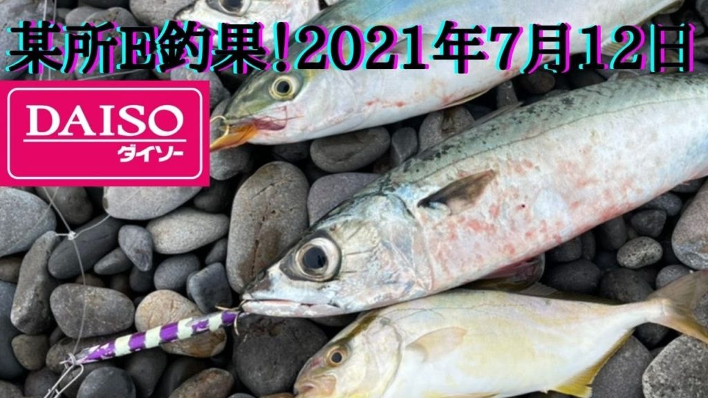 ダイソージグ最強!某所E!超大型~青物、尺物釣れてますよ~♪メーター級サワラも!2021年7月12日 サーフ 「ショアジギング」 ダイソージグ最強!某所E!超大型~青物、尺物釣れてますよ~♪メーター級サワラも!2021年7月12日 サーフ 「ショアジギング」
