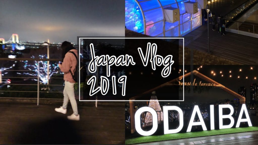 JAPAN VLOG | cold night out at daiba, tokyo