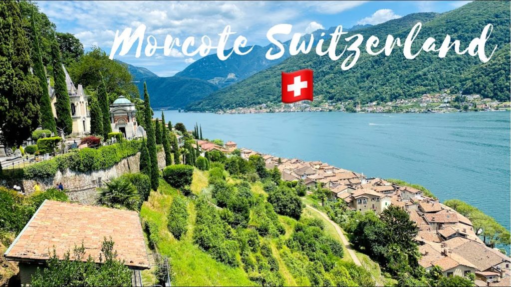 Driving 🚘 through The exotic Village Morcote🌴 | Switzerland🇨🇭| Canton Ticino/Tessin |Lugano Lake
