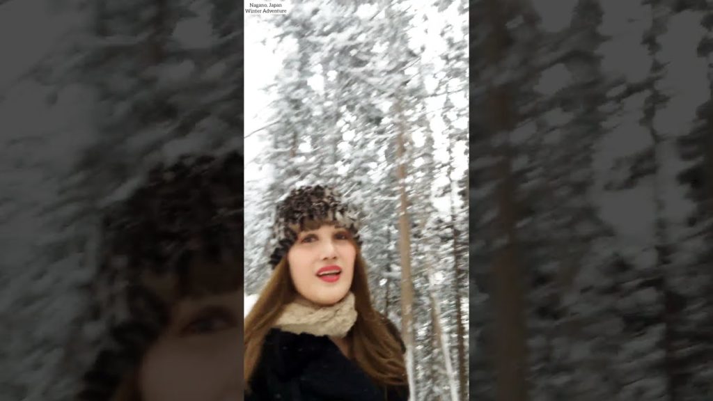 NAGANO JAPAN WINTER ADVENTURE SNOW WALK IN NAGANO