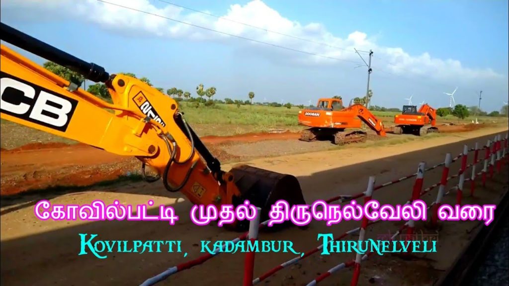 Kovilpatti _kadambur to Tirunelveli full Journey,and double track update.
