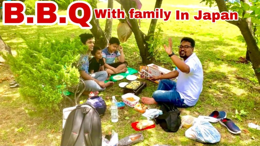 BBQ With family in Japan || funabashi sea side Park Japan || #shopnabaz