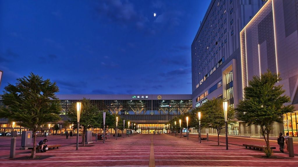 Live Japan Walk - Exploring Asahikawa, Hokkaido on a Quiet Sunday Night