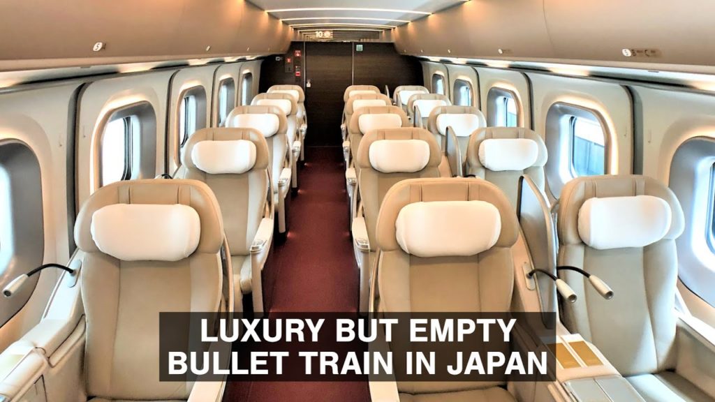 Taking a Gran Class Bullet Train in Japan | Premium First Class Taking a Gran Class Bullet Train in Japan | Premium First Class