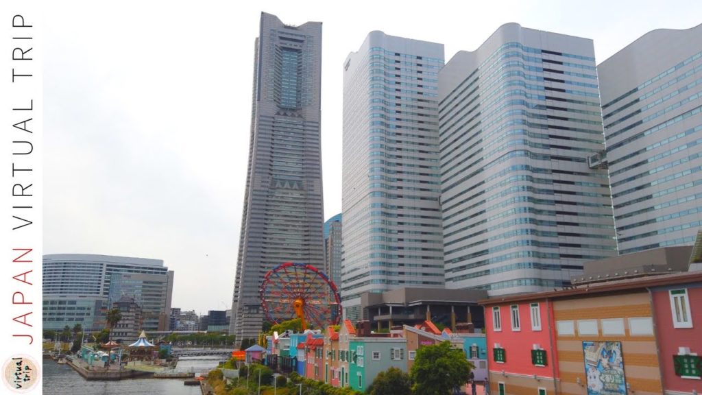 4K Japan Walk - Yokohama Red Brick & Minatomirai | Go around famous places (横浜)