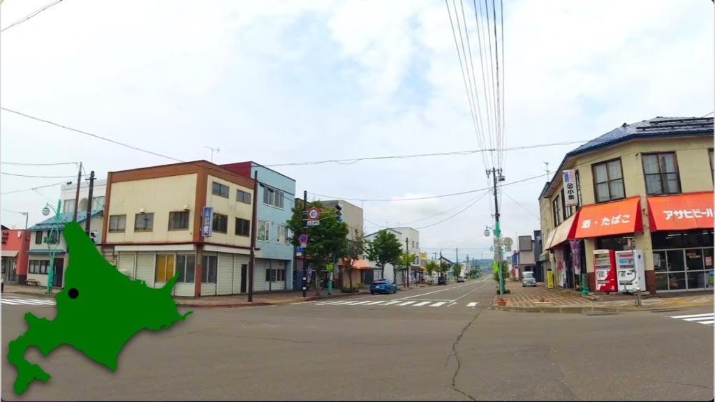 4K Walk Japan - NUMATA SHOPPING STREET 沼田町の商店街を散歩 in Hokkaido 06/2021