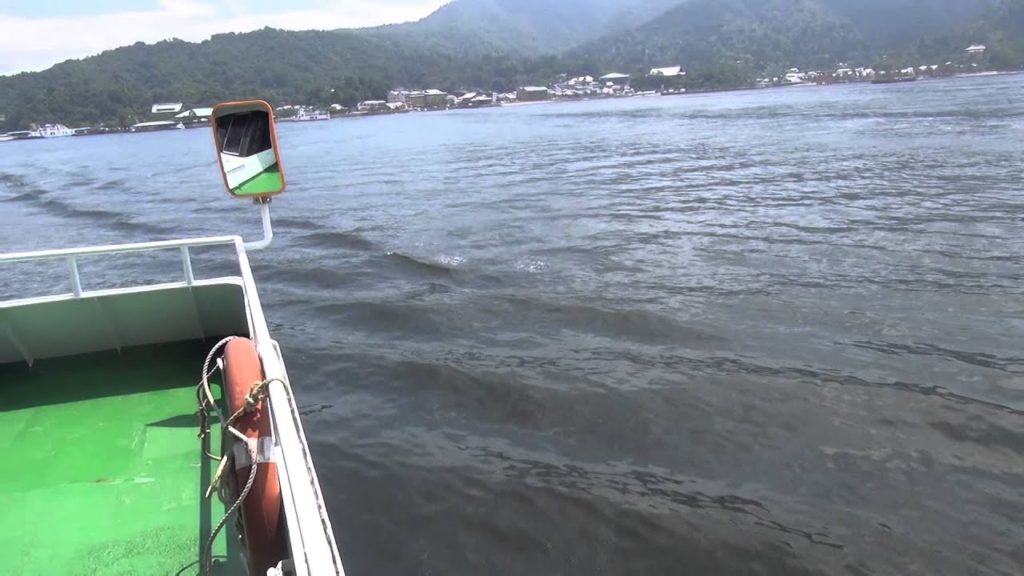 Departing from Hiroshima to Miyajima