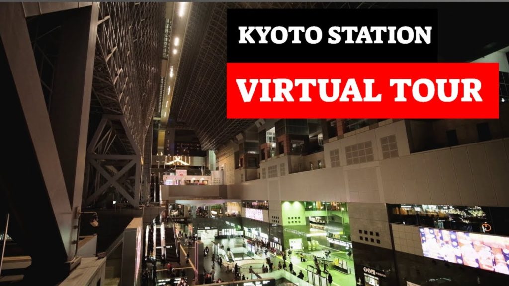 [4k 60fps] Kyoto Station WALK - 京都駅 - Walking Tour