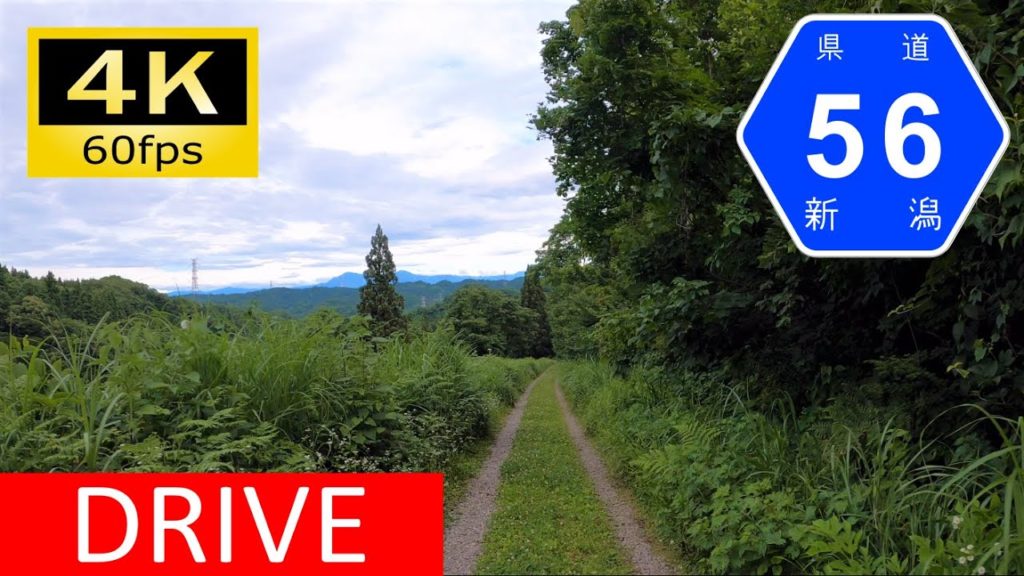 【車載動画/Driver's view】ダート主要地方道：新潟県道56号小千谷大沢線/Driving in Japan: Kashiwazaki - Ojiya, Niigata [4K]