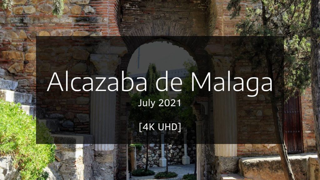 Alcazaba de Malaga Spain 2021 walking tour 4K HDR
