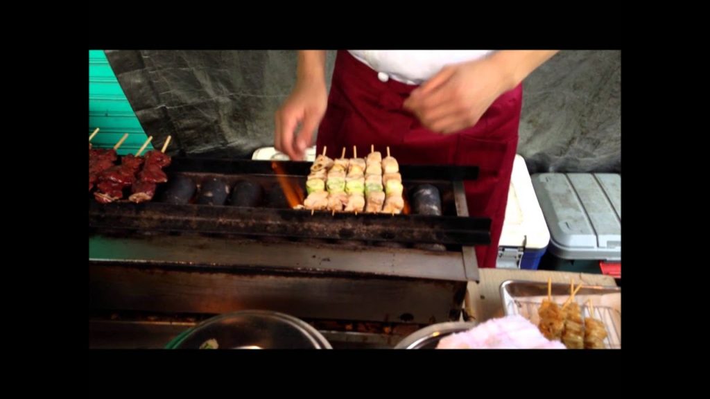 My all-time favorite Japanese food --- negima yakitori (ねぎま焼鳥) -- Tokyo, Japan
