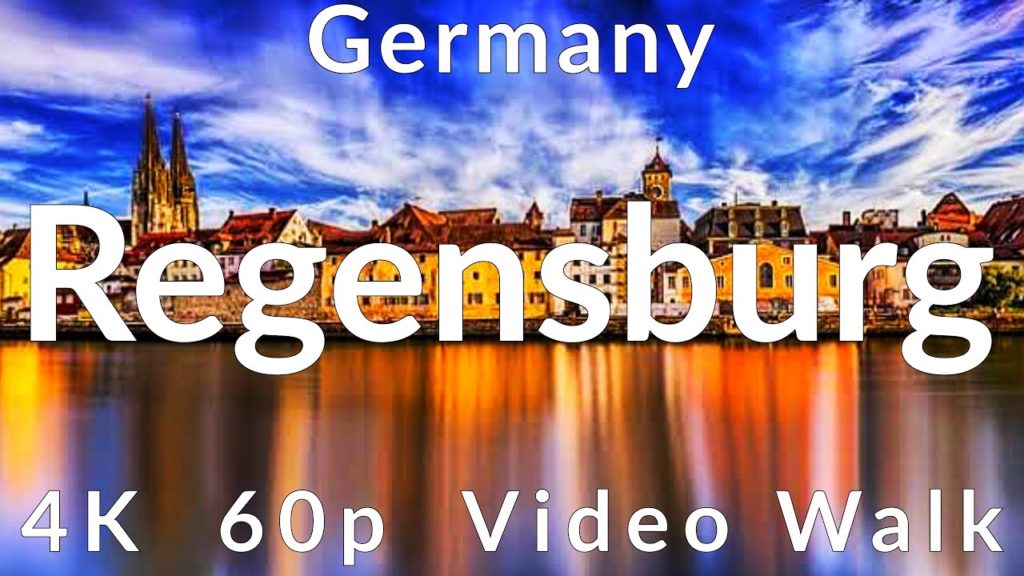 Regensburg Walk - Regensburg Germany - 4K 60fps UHD