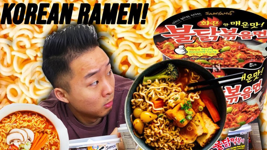 FINDING THE BEST KOREAN RAMEN NOODLE! (TRYING 20) | Fung Bros
