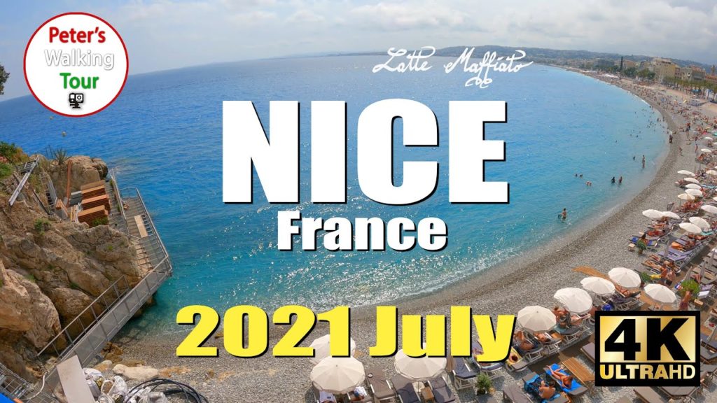 Nice France Walking Tour 2021 4K