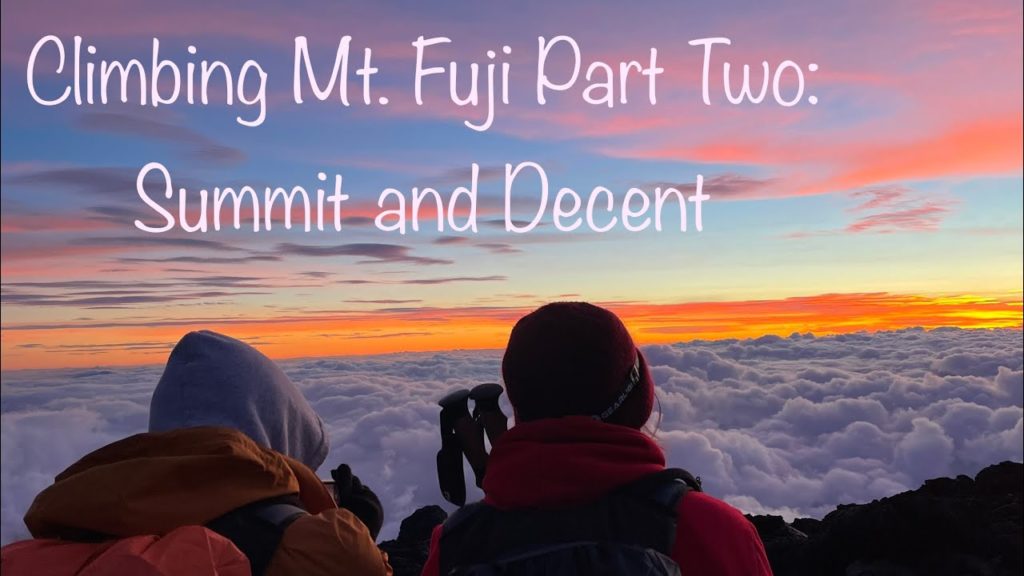 Climbing Mt. Fuji Part Two: Summit and Decent