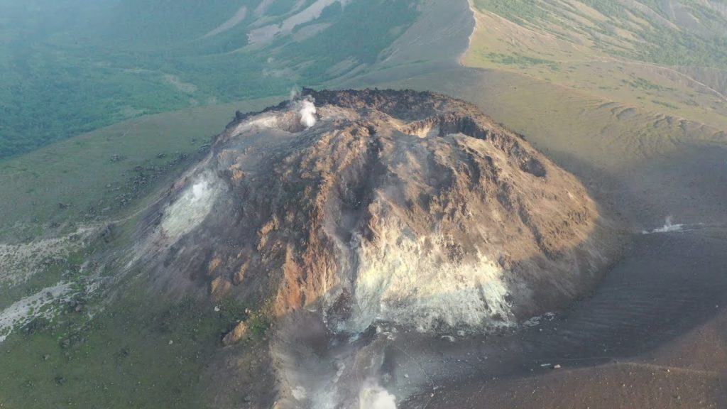 Hokkaido Scenery　Mt.Tarumae  樽前山　空撮 4K